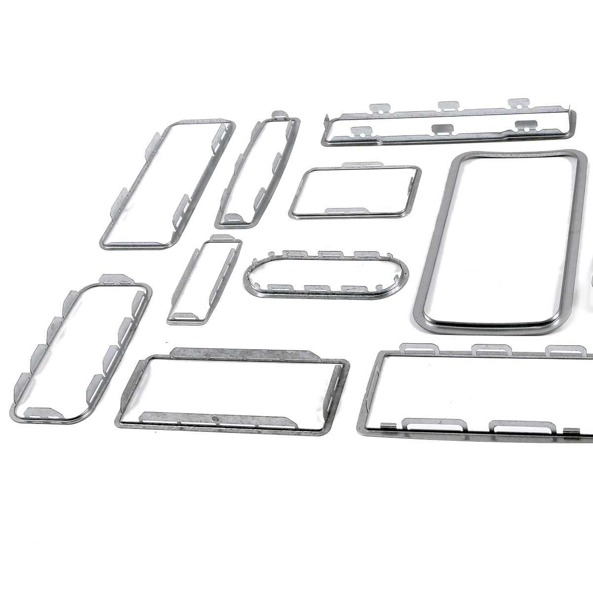 marcos - Acero inoxidable o acero con recubrimiento anti-corrosión